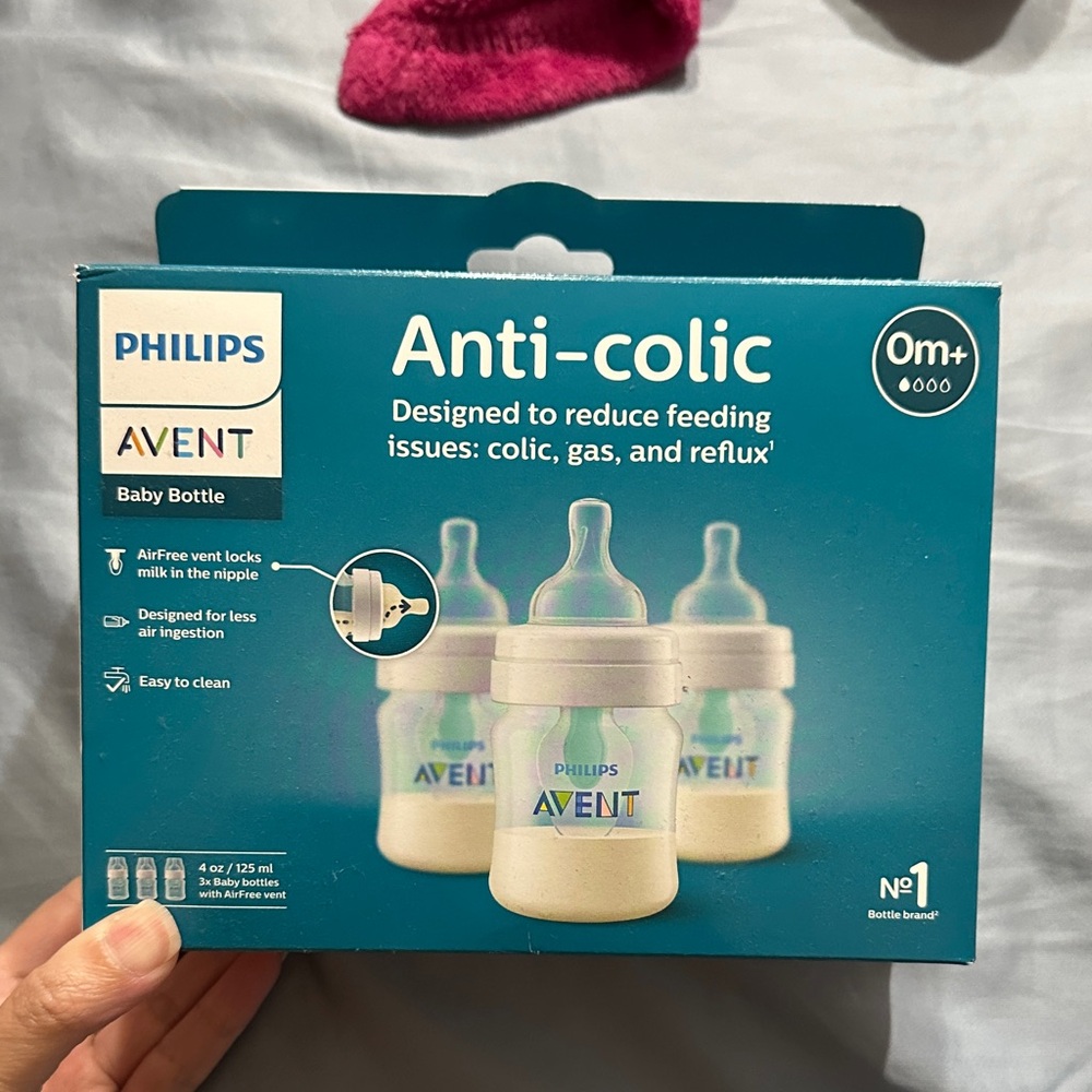 Anti-Colic Baby Bottle - Blue